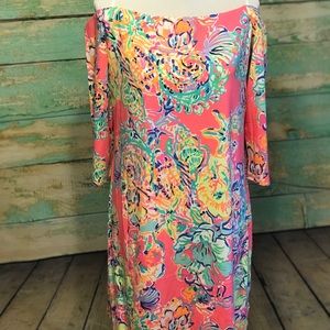 Lilly Pulitzer Lurana Dress Coral Reef